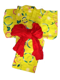 YUKATA set for girl, easy to wear type