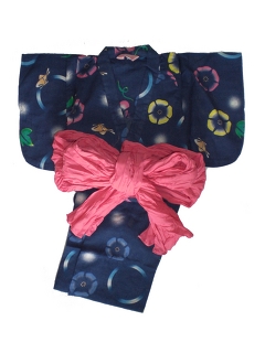 YUKATA set for girl, easy to wear type