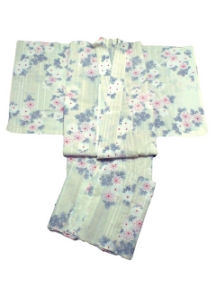 YUKATA, white, for woman