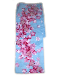 YUKATA for woman, blue and SAKURA