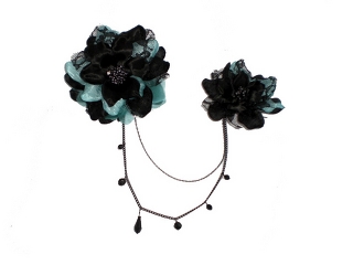 2 Flowers KANZASHI, hear accessary