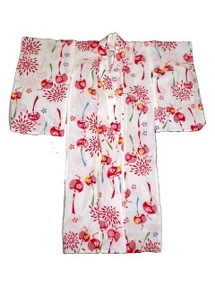 YUKATA for girls, wind-bell and fireworks