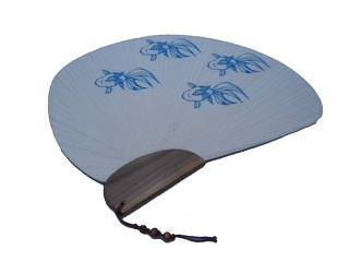 UCHIWA, goldfish pattern