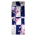 YUKATA white and blue, ume for woman
