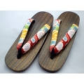 GETA for women, colorfull flowers pattern