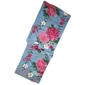 YUKATA for woman, light blue and flowers