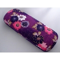 Glasses case, Japanese style, purple