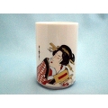 YUNOMI, printed UKIYOE, Japanese tea cup