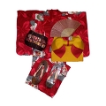 Perfect YUKATA set for woman - OBI, GETA, SENSU, KANZASHI, KINCHAKU